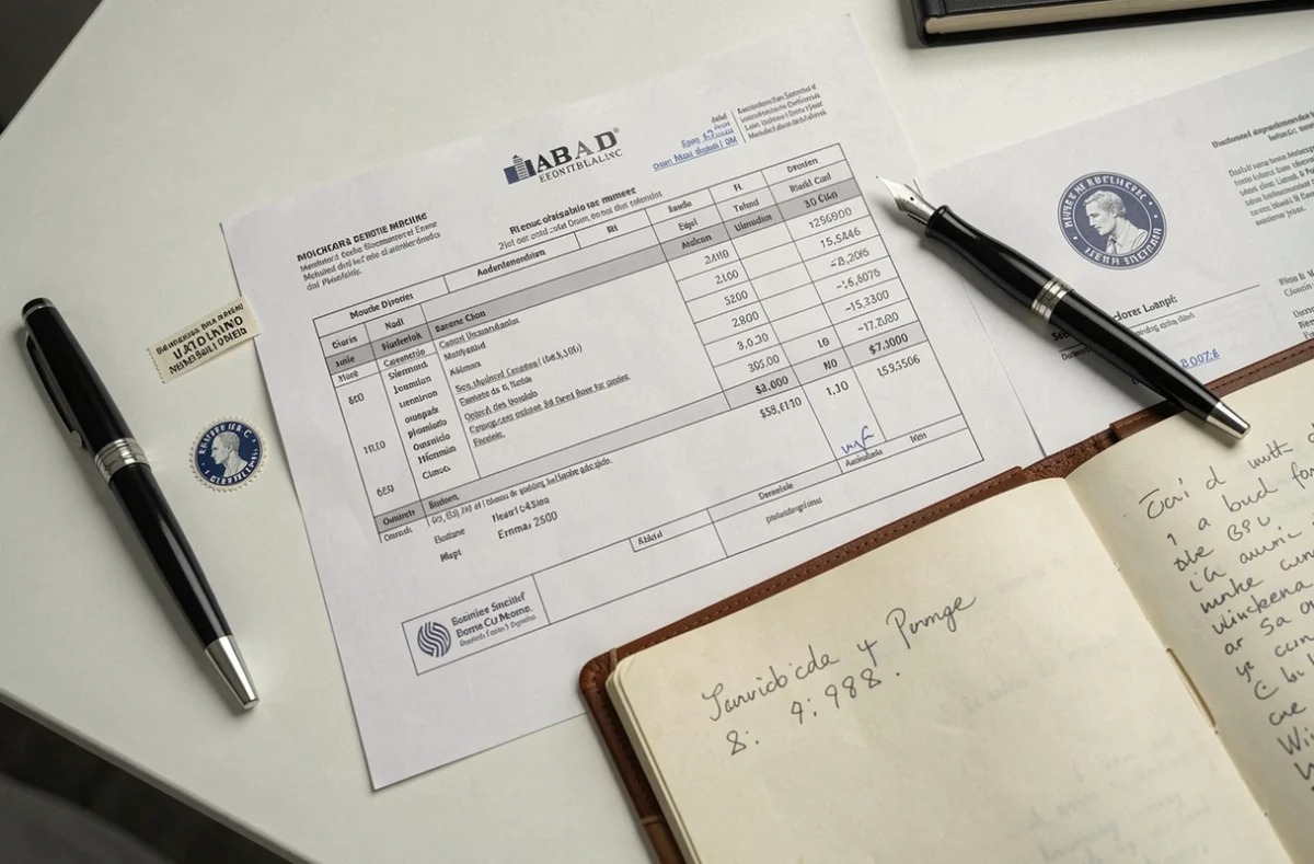 Documents officiels et fiche de paie symbolisant les avantages salariaux du maire de Paris